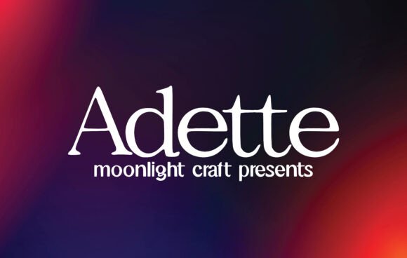 Adette: A Versatile Serif Font