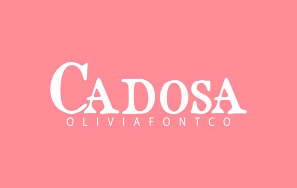 Cadosa: A Serif Font for Creative Campaigns