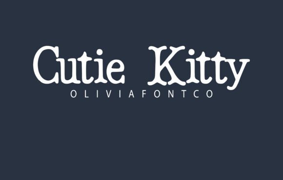 Cutie Kitty Font Review