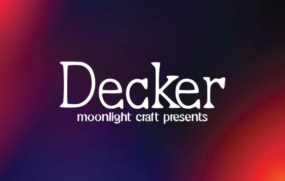 Decker: A Handwritten Font for Creative Expression