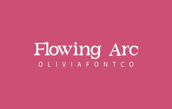 Flowing Arc Font: Elegant Serif for Digital Marketing