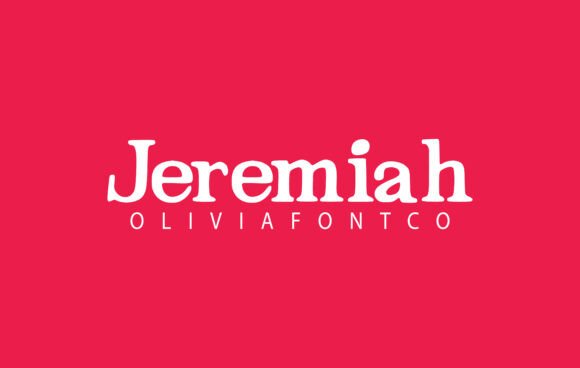 Jeremiah Font: Elegant & Professional