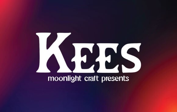 Kees: A Handwritten Typeface for Creative Expression