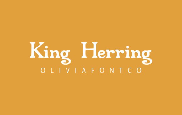 King Herring: A Romantic Serif Font