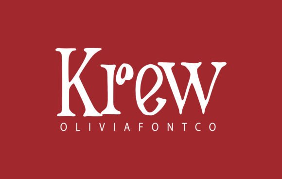 Krew: A Romantic Serif Font for Creative Projects