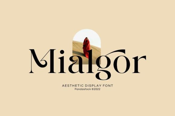 Mialgor: A Luxurious Serif Font
