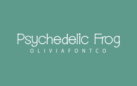 Psychedelic Frog: A Bold Serif for Creative Projects