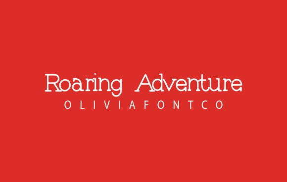 Roaring Adventure: A Bold Serif for Creative Projects