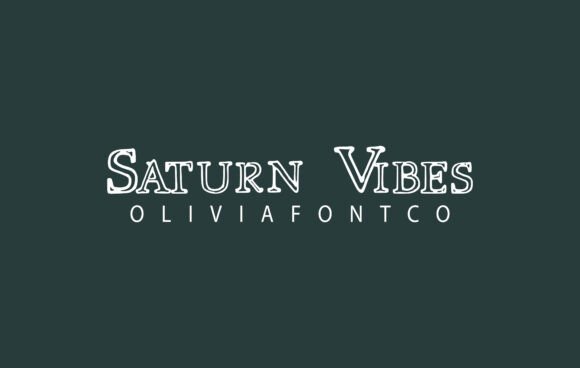 Saturn Vibes Font for Creative Projects