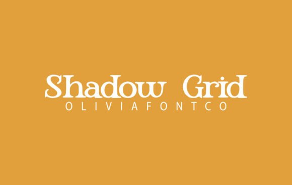 Shadow Grid: A Stylish Serif Font for Business
