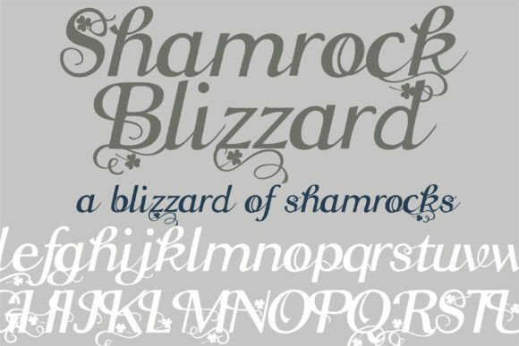 Shamrock Blizzard Font