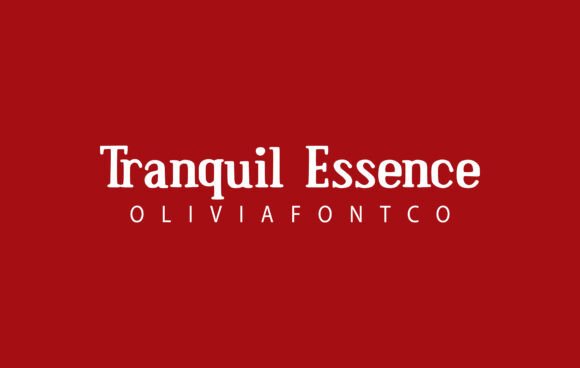 Tranquil Essence: A Serif Font for Creative Campaigns