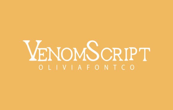 Venomscript: A Serif Font for Creative Crafters