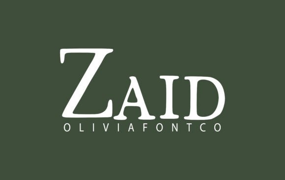 Zaid: A Romantic Serif Font for Creative Projects